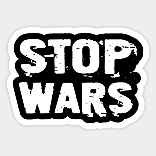 Stop wars Sticker